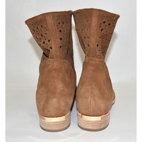 Michael Kors Tan Suede Ankle Booties - Picture 6 of 7